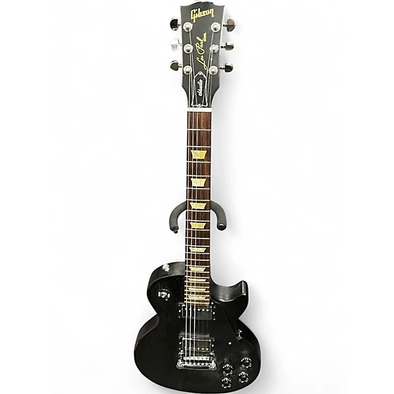 Used Gibson 1960S Tribute Les Paul Studio Black Solid Body Electric Guitar