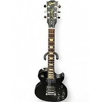 Used Gibson 1960S Tribute Les Paul Studio Black Solid Body Electric Guitar