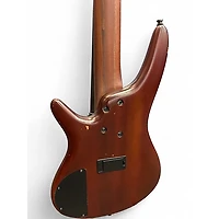 Used Ibanez SR505 5 String Brown Mahogany Electric Bass Guitar