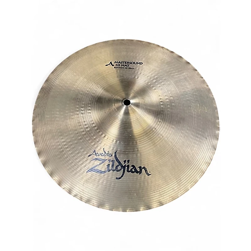 Used Zildjian 14in A Mastersound Hi Hat Bottom Cymbal