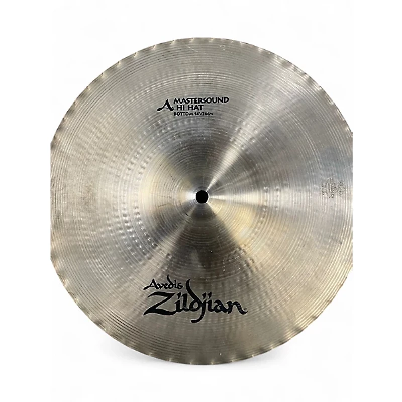 Used Zildjian 14in A Mastersound Hi Hat Bottom Cymbal
