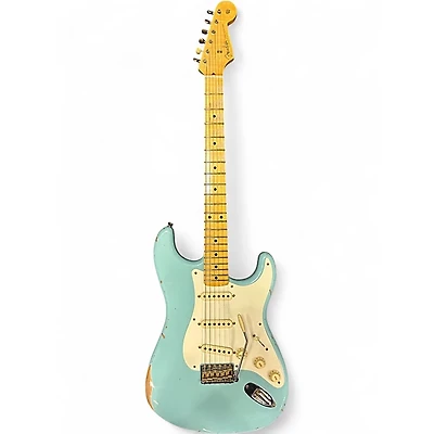 Used 2024 Fender Custom Shop Limited-Edition 57 Stratocaster Relic Daphne Blue Solid Body Electric Guitar