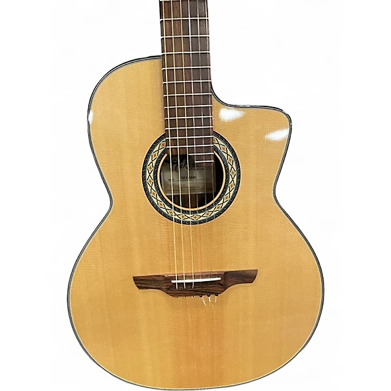 Used Takamine TC135SC Natural Classical Acoustic Electric Guitar