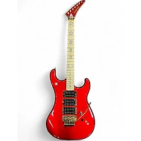Used Kramer Jersey Star Candy Apple Red Solid Body Electric Guitar