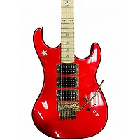 Used Kramer Jersey Star Candy Apple Red Solid Body Electric Guitar