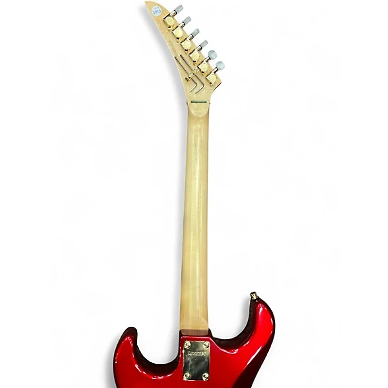 Used Kramer Jersey Star Candy Apple Red Solid Body Electric Guitar