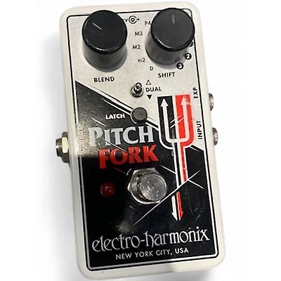 Used Electro-Harmonix Pitch Fork Polyphonic Pitch Shifting Effect Pedal