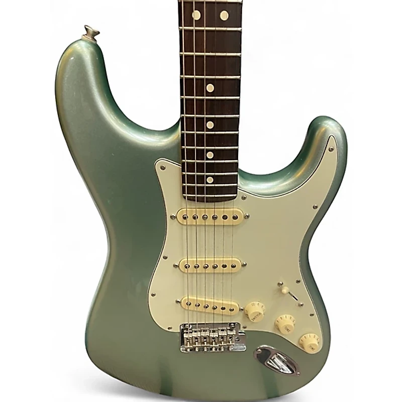 Used Fender American Professional II Stratocaster Mystic surf green Solid Body Electric Guitar