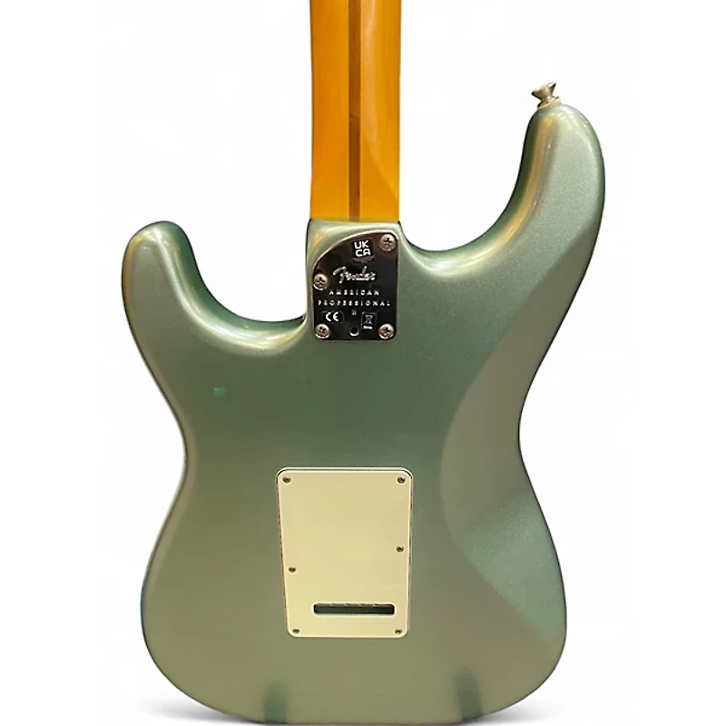 Used Fender American Professional II Stratocaster Mystic surf green Solid Body Electric Guitar