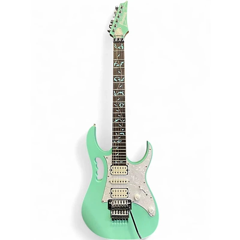 Used Ibanez JEM70V Steve Vai Signature Sea Foam Green Solid Body Electric Guitar