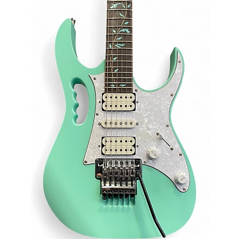 Used Ibanez JEM70V Steve Vai Signature Sea Foam Green Solid Body Electric Guitar