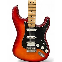 Used Fender Player Stratocaster HSS AGED CHERRY BURST Solid Body Electric Guitar
