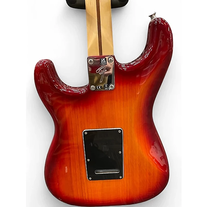 Used Fender Player Stratocaster HSS AGED CHERRY BURST Solid Body Electric Guitar