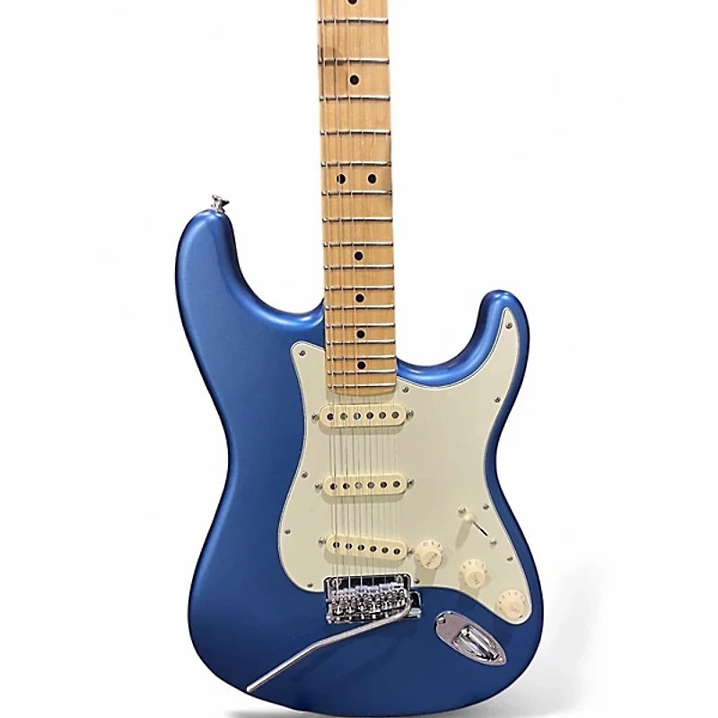 Used Fender American Performer Stratocaster SSS Blue Solid Body Electric Guitar