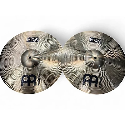 Used MEINL 14in HCS Hi Hat Pair Cymbal