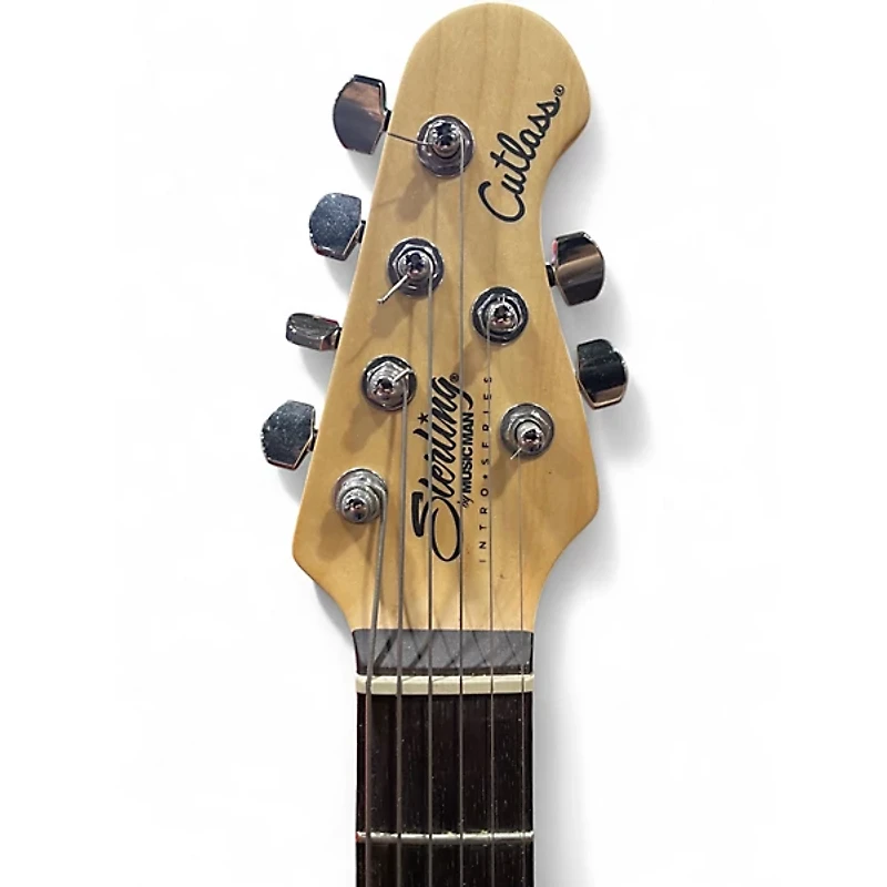 Used Sterling by Music Man CUTLASS Orange Solid Body Electric Guitar