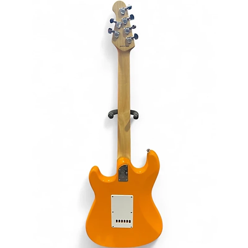 Used Sterling by Music Man CUTLASS Orange Solid Body Electric Guitar