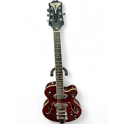 Used 2014 Epiphone Wildkat with Bigsby Wine Red Hollow Body Electric Guitar