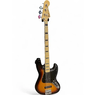 Used Fender Geddy Lee Signature Jazz Bass 3 Color Sunburst Electric Bass Guitar