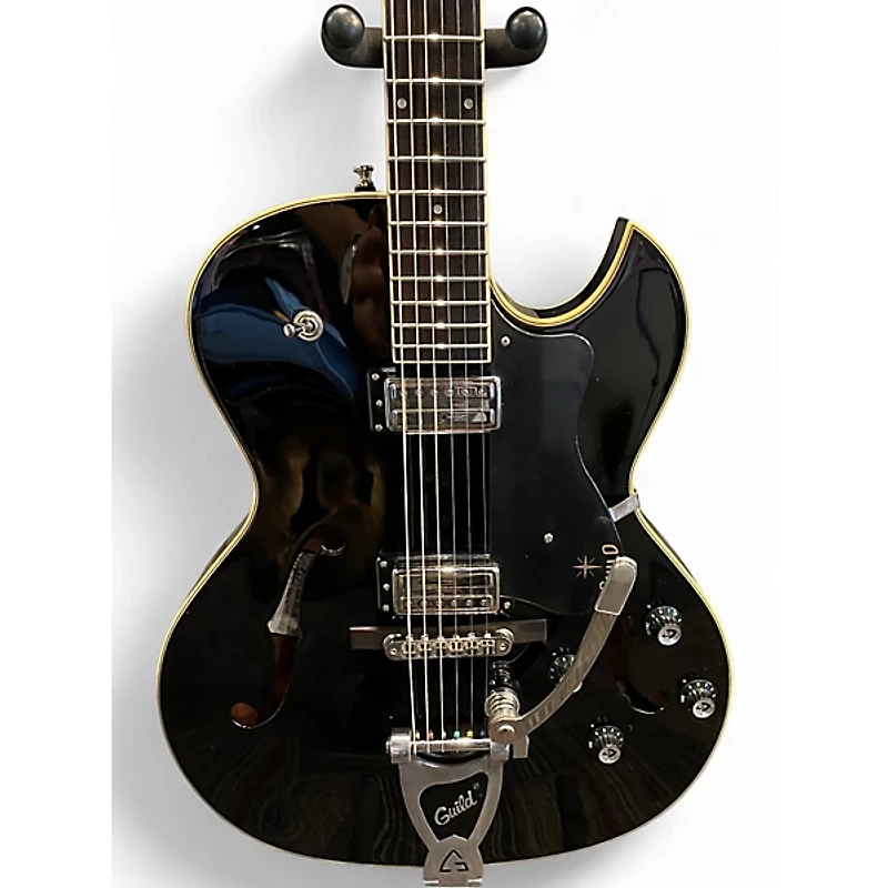 Used Guild Starfire III Black Hollow Body Electric Guitar