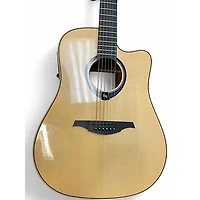 Used Lag Guitars Thv20dce Natural Acoustic Electric Guitar