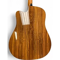 Used Lag Guitars Thv20dce Natural Acoustic Electric Guitar