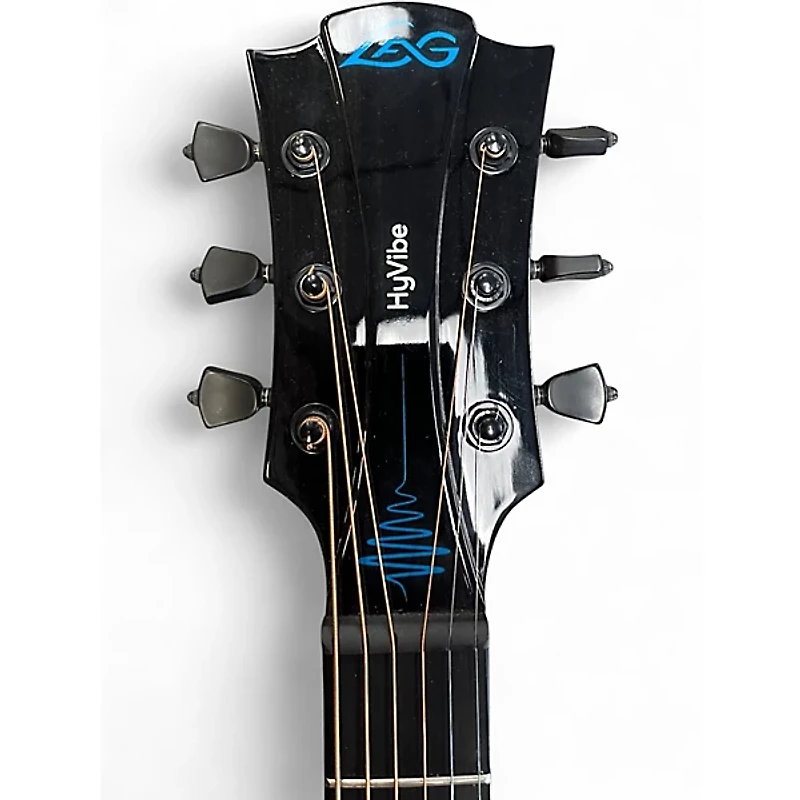 Used Lag Guitars Thv20dce Natural Acoustic Electric Guitar