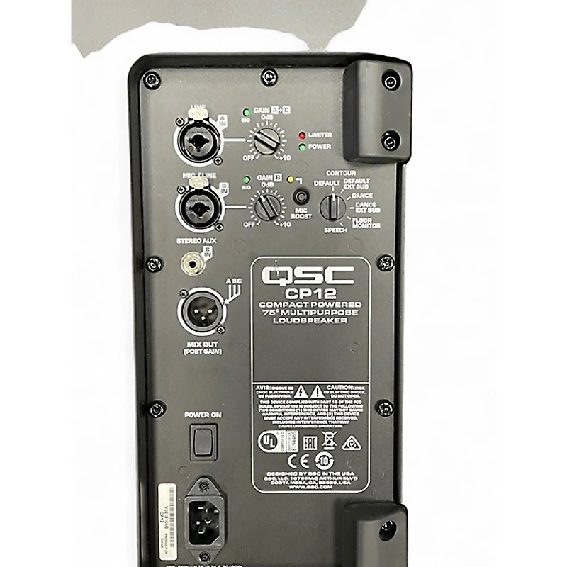 Used QSC CP12 Powered Speaker