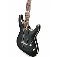 Used Schecter Guitar Research C1 Platinum Translucent black Solid Body Electric Guitar