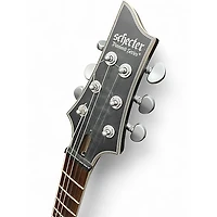 Used Schecter Guitar Research C1 Platinum Translucent black Solid Body Electric Guitar