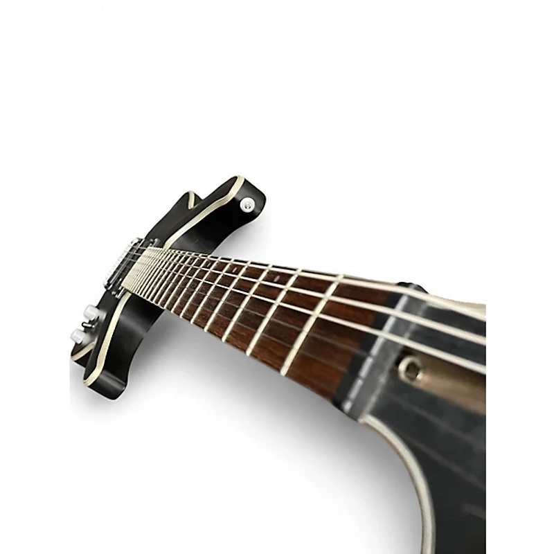 Used Schecter Guitar Research C1 Platinum Translucent black Solid Body Electric Guitar