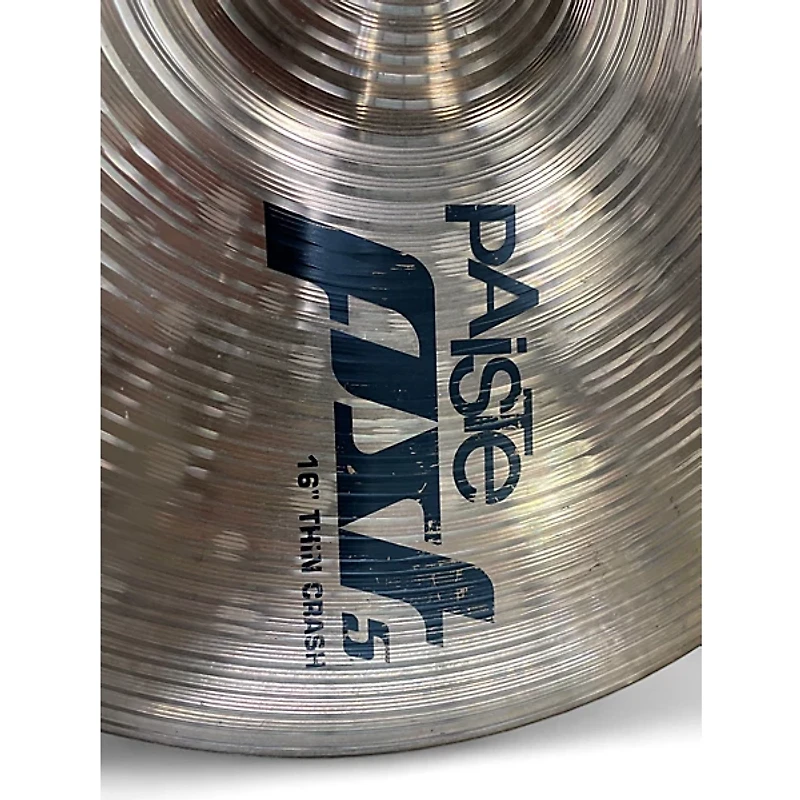 Used Paiste 16in PST5 Thin Crash Cymbal