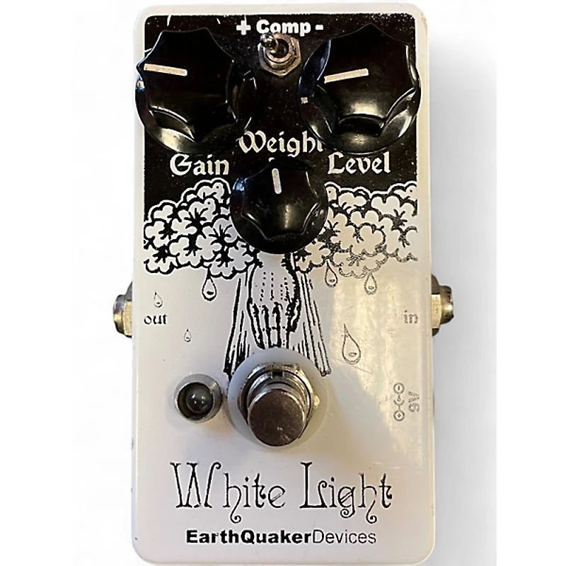 Used EarthQuaker Devices White Light Overdrive Effect Pedal