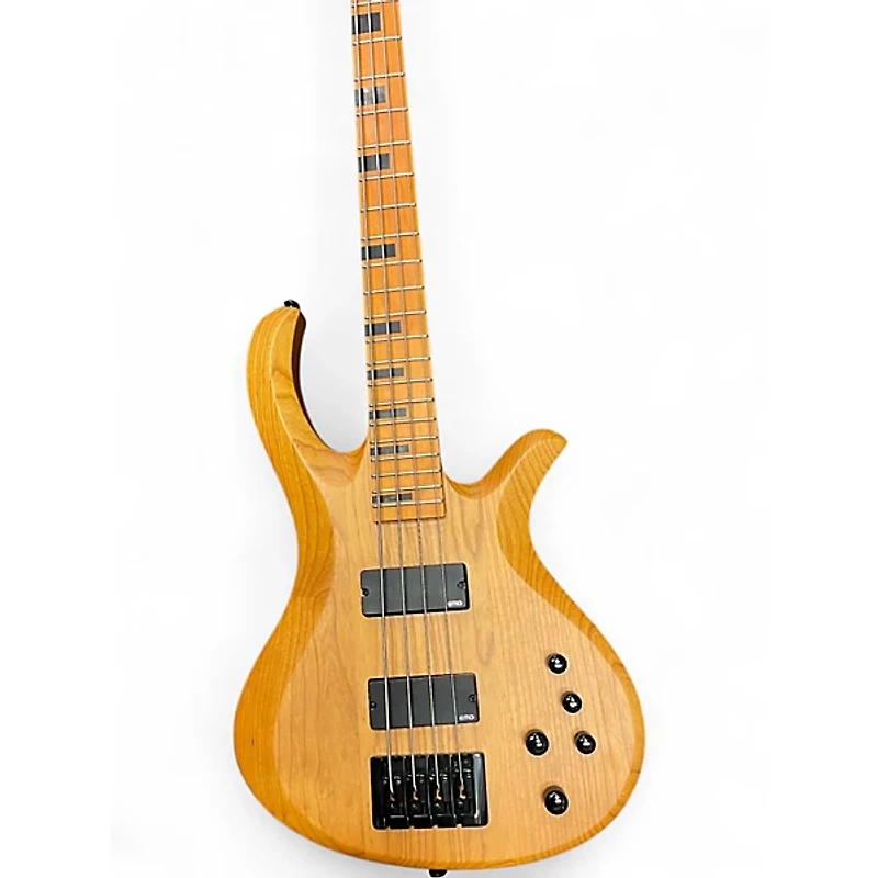 Used Schecter Guitar Research Riot 4 String Natural Electric Bass Guitar