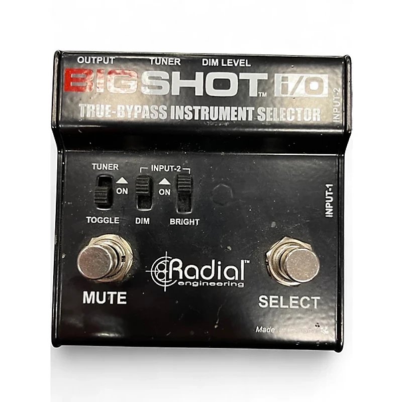Used Radial Engineering Bigshot I/O True Bypass Selector Pedal