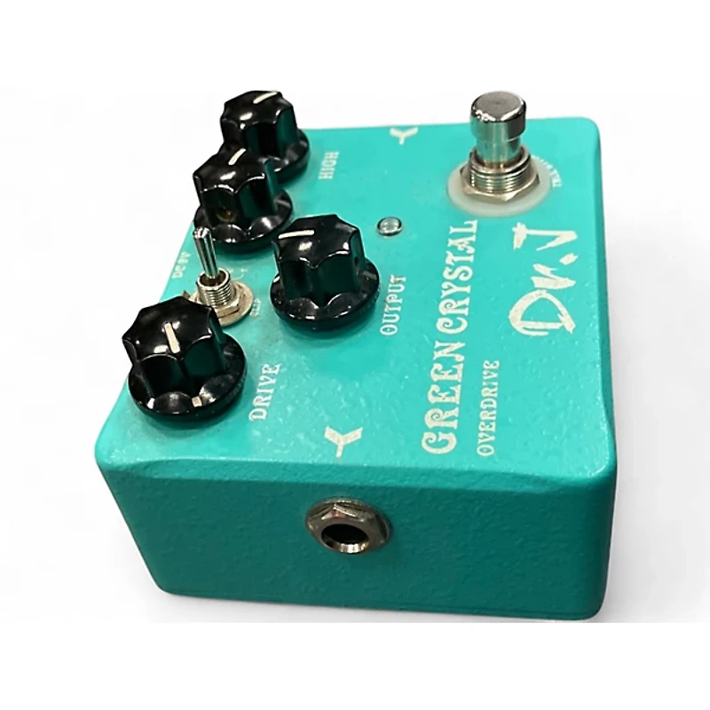 Used Dr. J Pedals D-50 Green Crystal Overdrive Effect Pedal