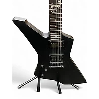 Used Esp Ltd James Hetfield Snakebyte Satin Black Solid Body Electric Guitar