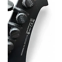 Used Esp Ltd James Hetfield Snakebyte Satin Black Solid Body Electric Guitar