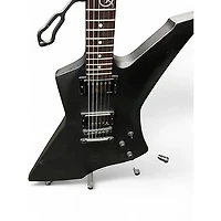 Used ESP James Hetfield Snakebyte Satin Black Solid Body Electric Guitar