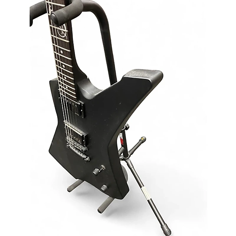 Used ESP James Hetfield Snakebyte Satin Black Solid Body Electric Guitar