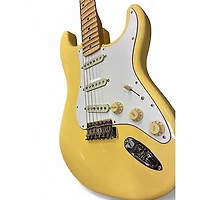 Used Fender Artist Series Yngwie Malmsteen Stratocaster Olympic White Solid Body Electric Guitar