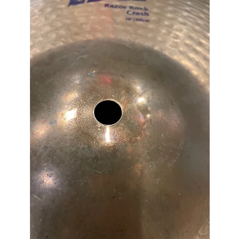 Used Zildjian 16in EDGE RAZOR ROCK CRASH Cymbal