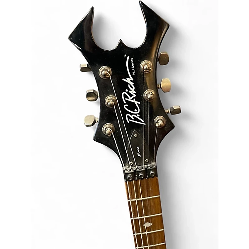 Used B.C. Rich NJ Deluxe Jr V Black Solid Body Electric Guitar