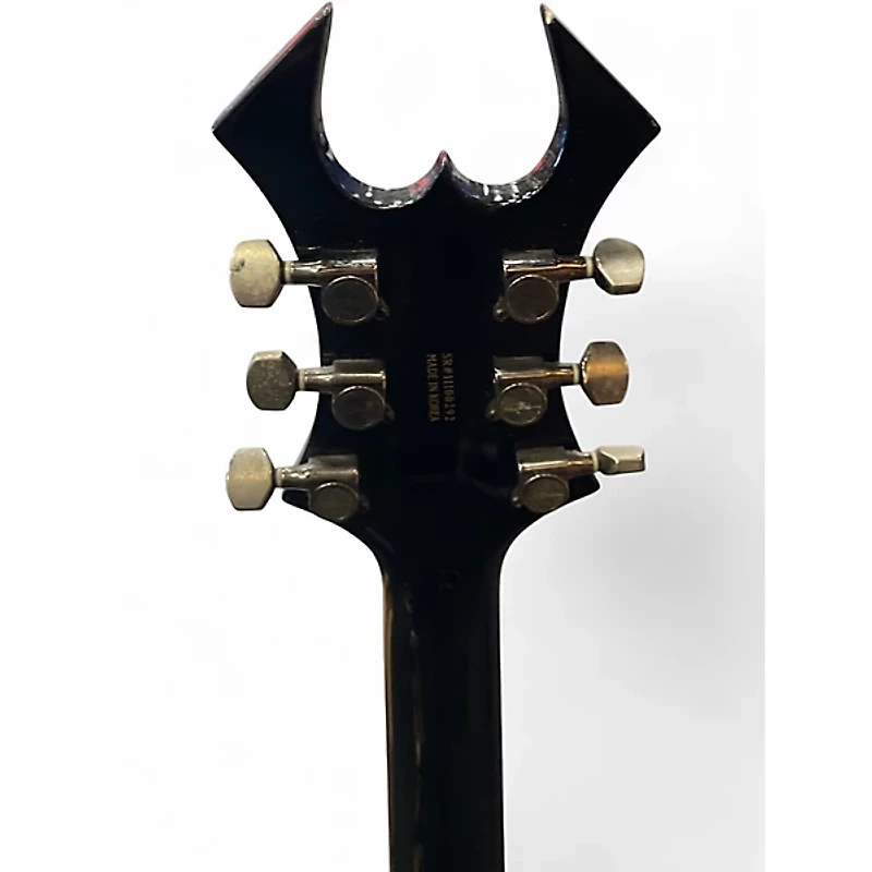 Used B.C. Rich NJ Deluxe Jr V Black Solid Body Electric Guitar