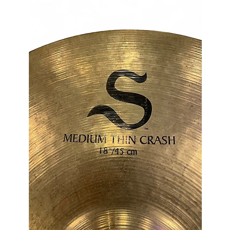 Used Zildjian 18in S Family Medium Thin Crash Cymbal