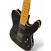 Used Schecter Guitar Research Diamond Series PT Black Solid Body Electric Guitar