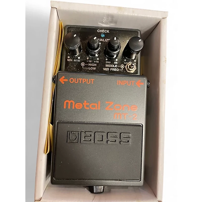 Used BOSS MT2 Metal Zone Distortion Keeley Mod Effect Pedal