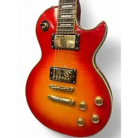 Used Epiphone Les Paul Custom Cherry Sunburst Solid Body Electric Guitar