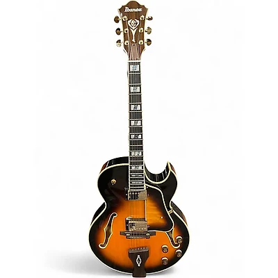 Used Ibanez LGB30 George Benson Signature 2 Color Sunburst Hollow Body Electric Guitar