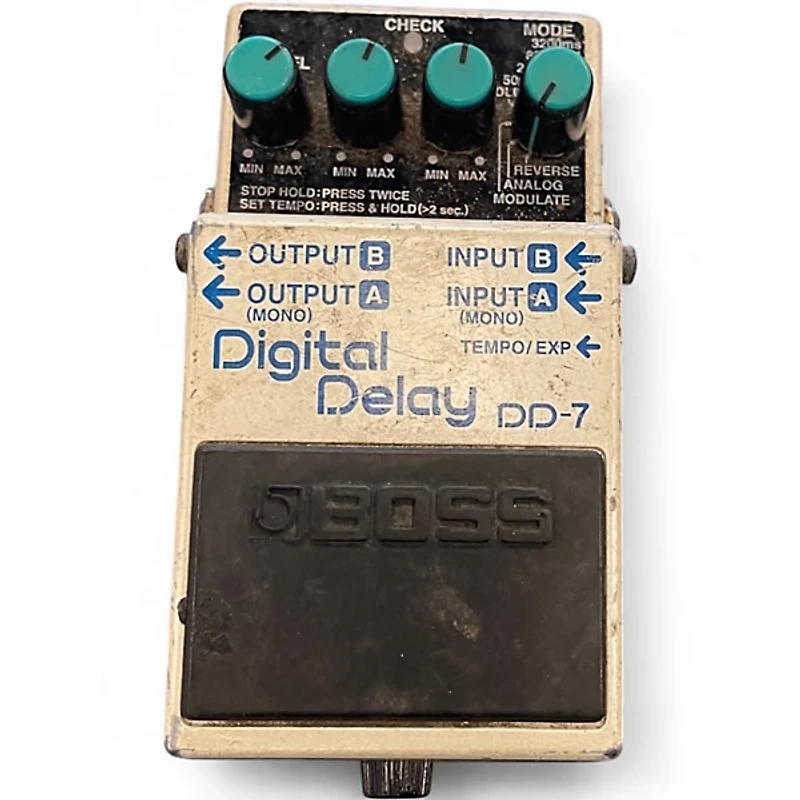 Used BOSS DD7 Digital Delay Effect Pedal